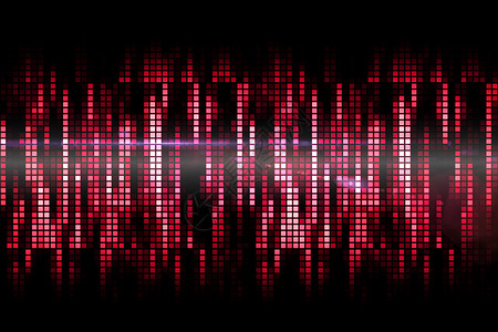 酷像素背景绘图红色计算机夜生活夜店派对活力背景图片