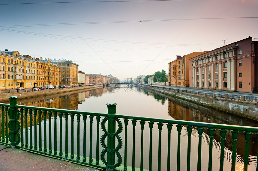 圣彼得堡Neva河的视图图片