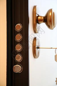 安全门锁简介门把手安全门睡眠门闩防盗门背景图片