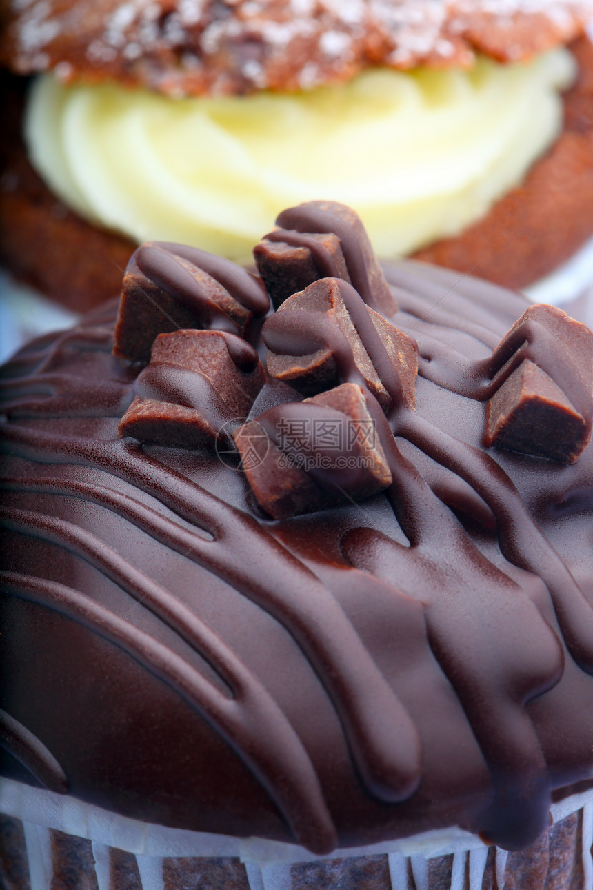巧克力松饼巧克力片棕色巧克力图片