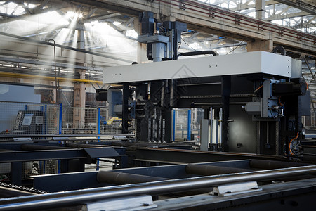 新金属加工机机床金属加工作坊制造业控制力量质量工作植物机器高清图片素材
