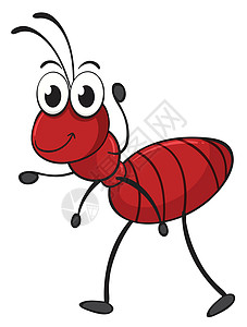 蚂蚁工人绘画社会野生动物生活漏洞天线昆虫荒野卡通片背景图片