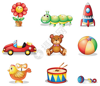 玩具鼓各种儿童玩具 为儿童提供不同种类的玩具设计图片