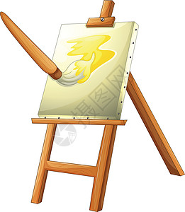 才华画板艺术四边形画笔热情木头艺术品邮政帆布边缘创造力设计图片