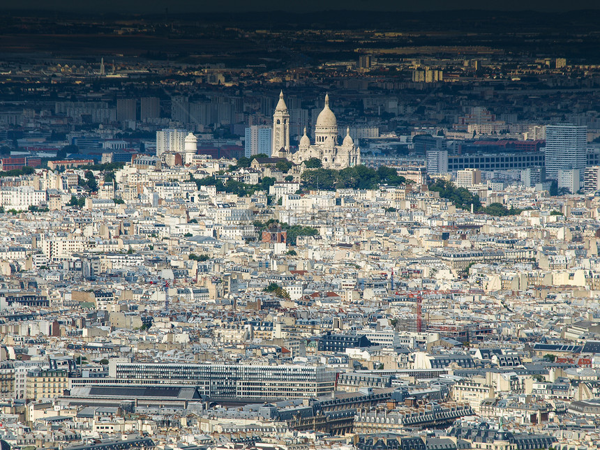 Montmartre 与圣心之景图片