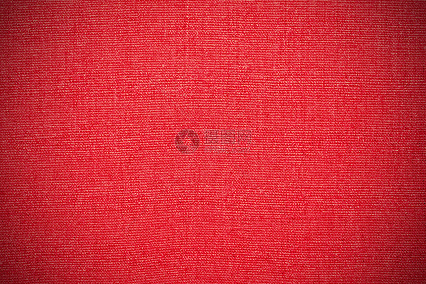 红色画布背景背景棉布编织纺织品网格床单亚麻空白布料帆布图片