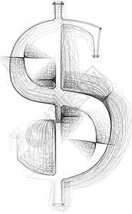 手绘符号通货膨胀银行银行业投资帐户货币利润经济繁荣商业设计图片