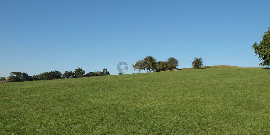 伦敦普里姆罗斯山植被草地天际爬坡道天空绿色联盟英语公园王国图片