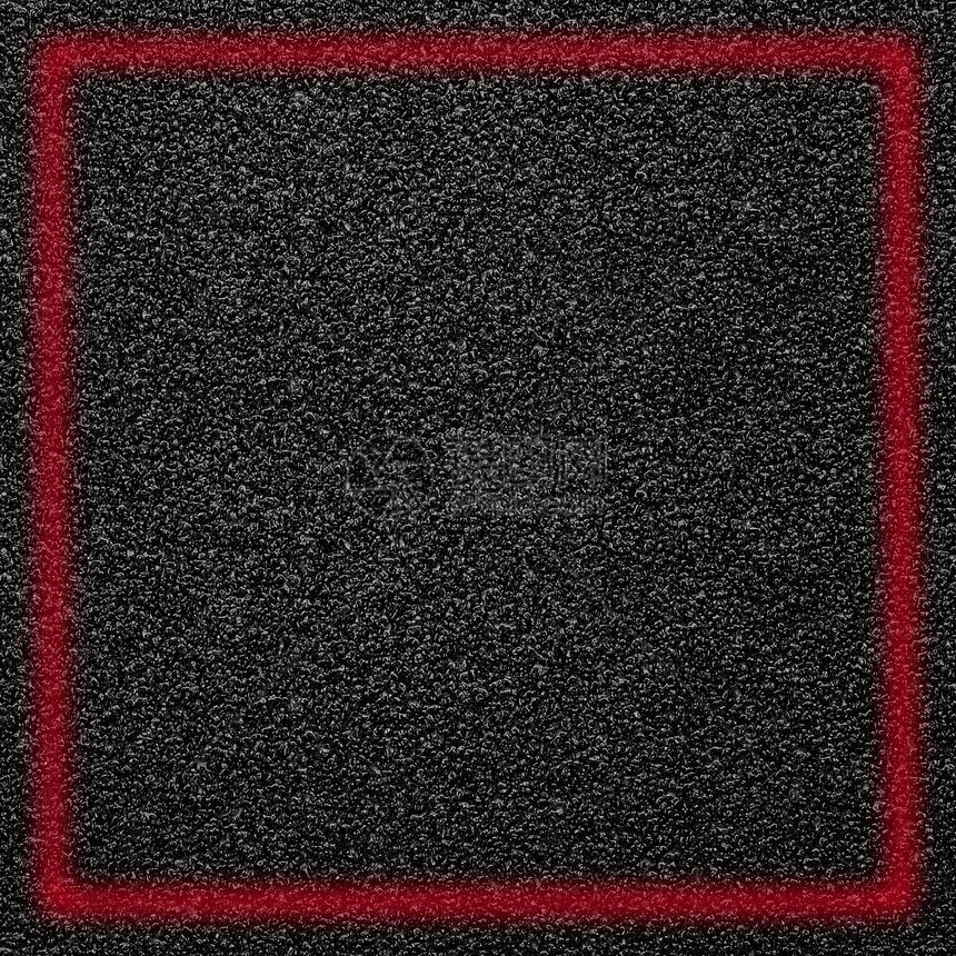 黑色抽象黑黑背景粮食材料正方形宏观红色粒状颗粒状边界灰色框架图片