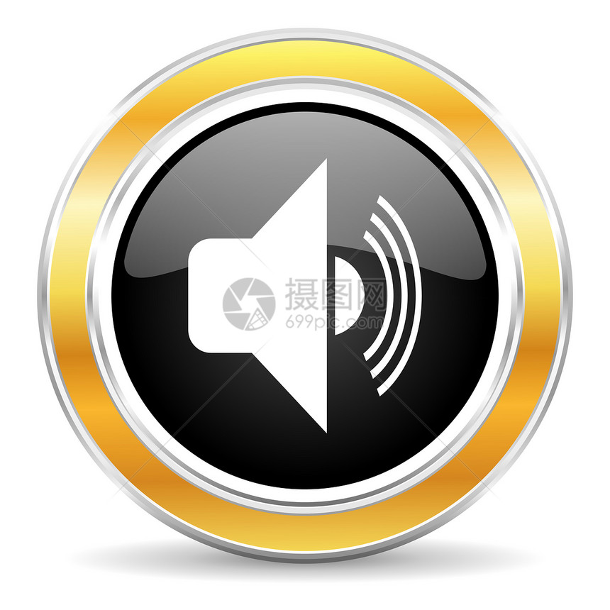 音量图标电子产品立体声喇叭歌曲扩音器插图玩家黑色控制音乐图片
