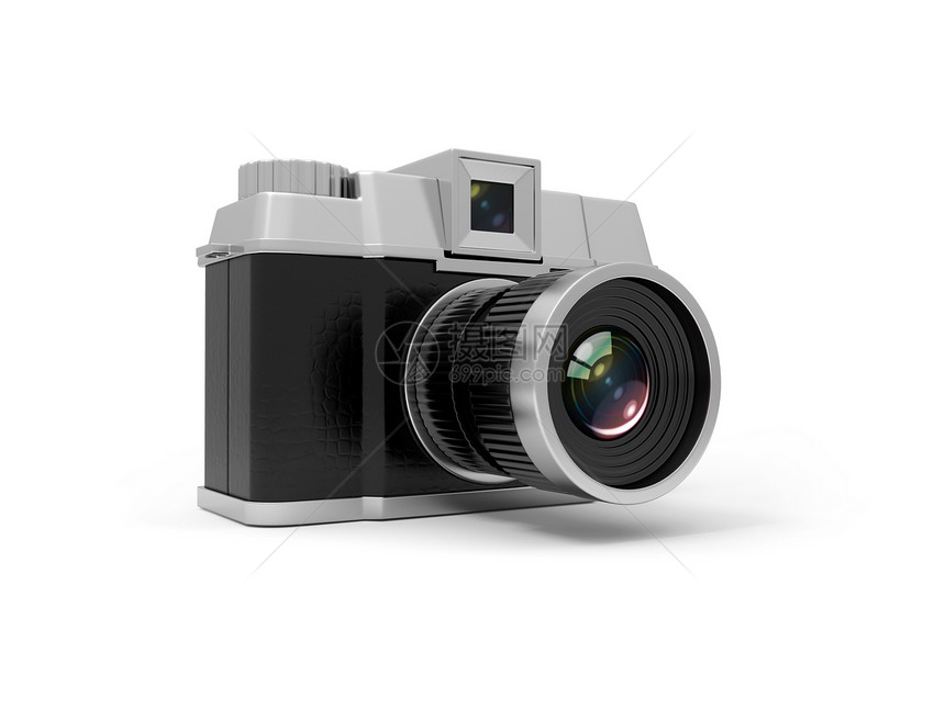 相机镜片黑色单反白色摄影照相机插图乐器爱好技术图片