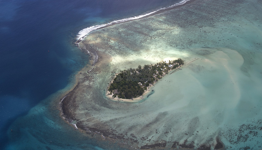空气浮标海洋珊瑚礁海浪天线情调蓝色支撑棕榈海岸海滩图片