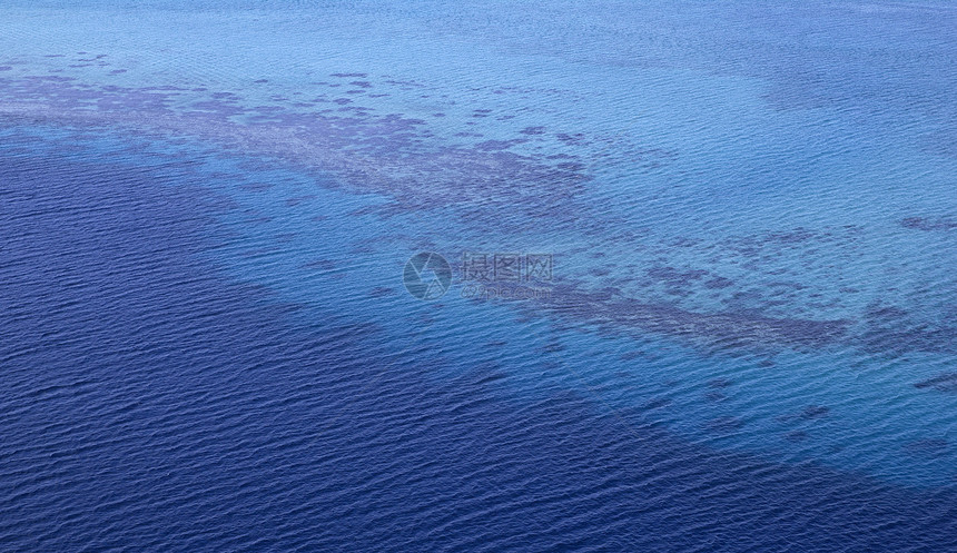 空气浮标蓝色热带天堂海景鸟瞰图天线海洋图片