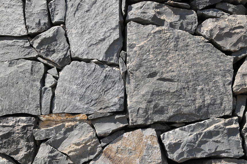 灰岩古城墙石头灰色花岗岩材料图片