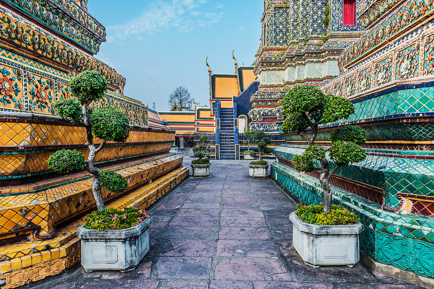 寺庙内泰王国旅行庭院地方佛教徒外观目的地地标图片