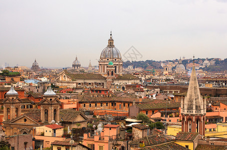 维西奥罗马屋顶艺术的高清图片