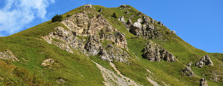 奥布雷兹冬季运动阿尔卑斯山高清图片