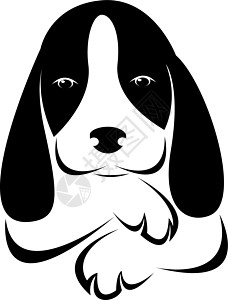 拉布多犬狗的矢量图像标签剪贴座位艺术收藏电脑网络团体插图姿势设计图片