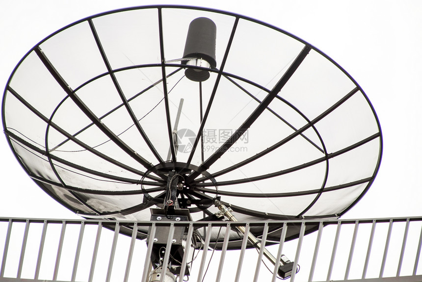 卫星天线高科技电波科学辐射监控设备技术工程电视图片