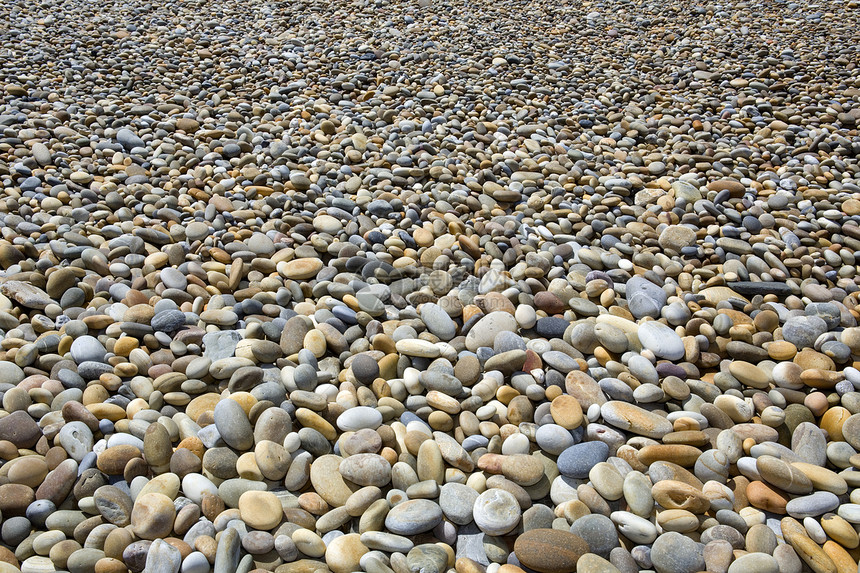 碎石石材料团体圆圈圆形海岸线墙纸海滩白色灰色卵石图片