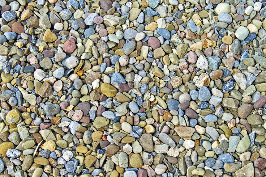 海滩上的石头海岸卵石自然岩石墙纸图片