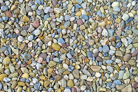 海滩上的石头海岸卵石自然岩石墙纸背景图片