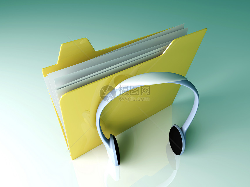音乐文件夹项目播放电子产品电子工作列表耳机数据目录配件图片