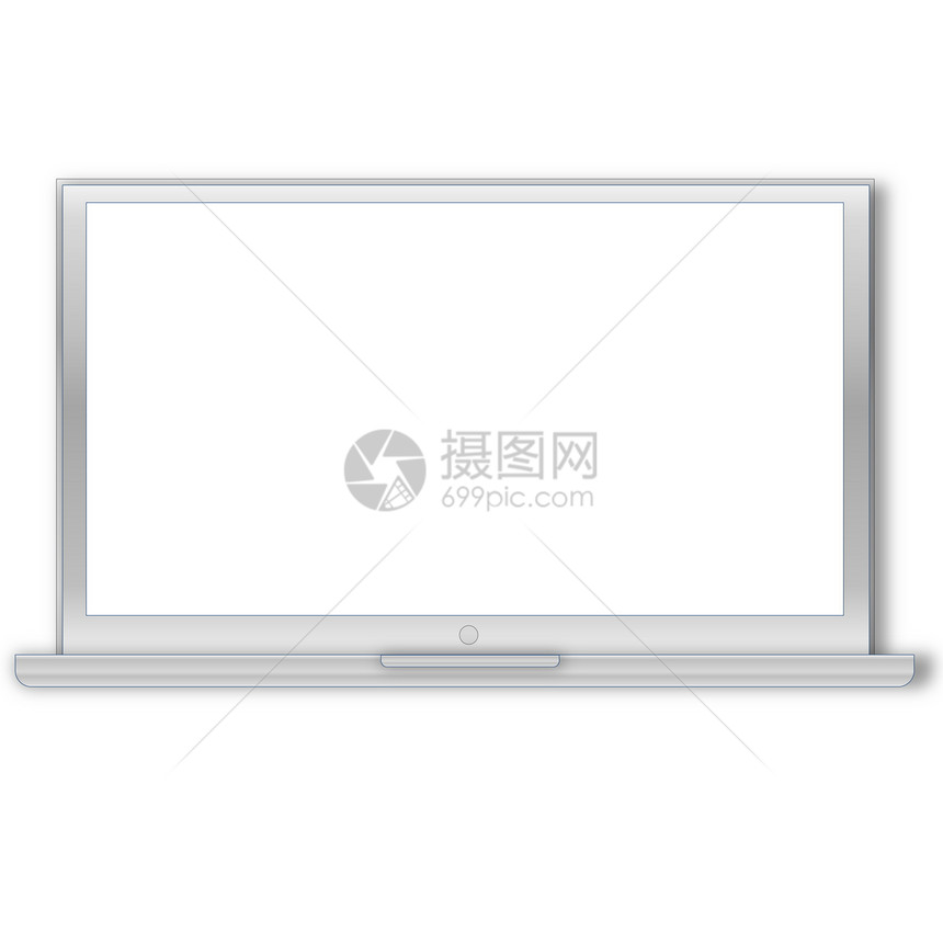 白色笔记本电脑金属空白技术工作互联网监视器桌面电子屏幕网络图片