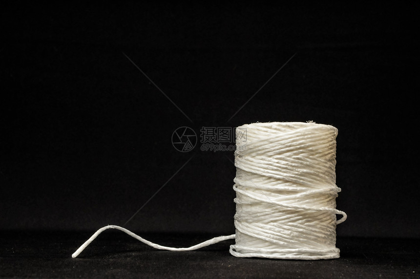 色卷针织棉布管子绳索材料绑定故事包装细绳电缆图片