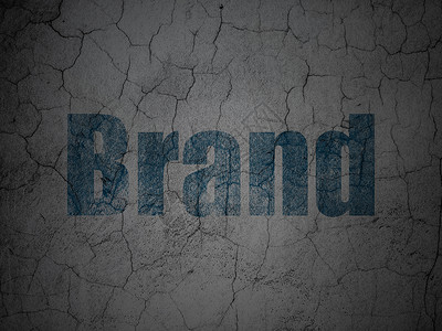 垃圾墙背景上的广告概念品牌插图宣传市场战略社区网络水泥活动产品销售背景图片