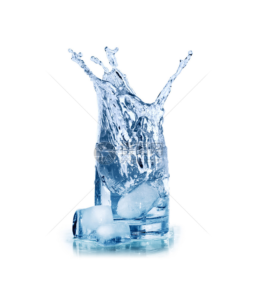 用冰水运动液体饮料水晶活力饮食清凉生活方式气泡冷饮图片