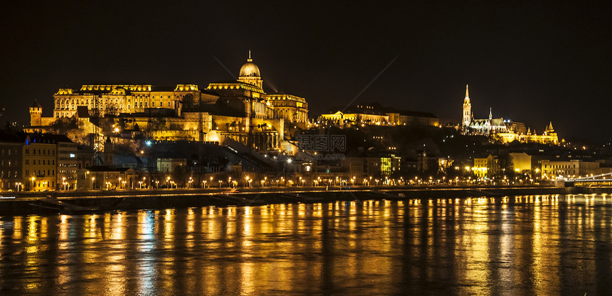 布达佩斯蓝色旅行纪念碑景观城市风景首都建筑学地标害虫图片