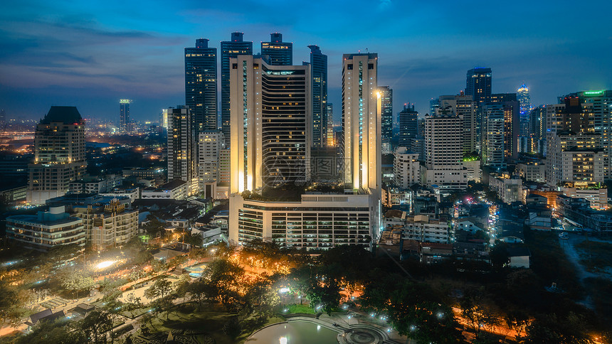 曼谷城市风景地标交通建筑学摩天大楼旅行旅游城市蓝色商业建筑图片