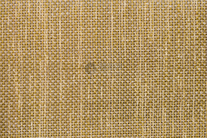 黄黄织物材料纤维纺织品黄色麻布帆布亚麻编织纹理图片