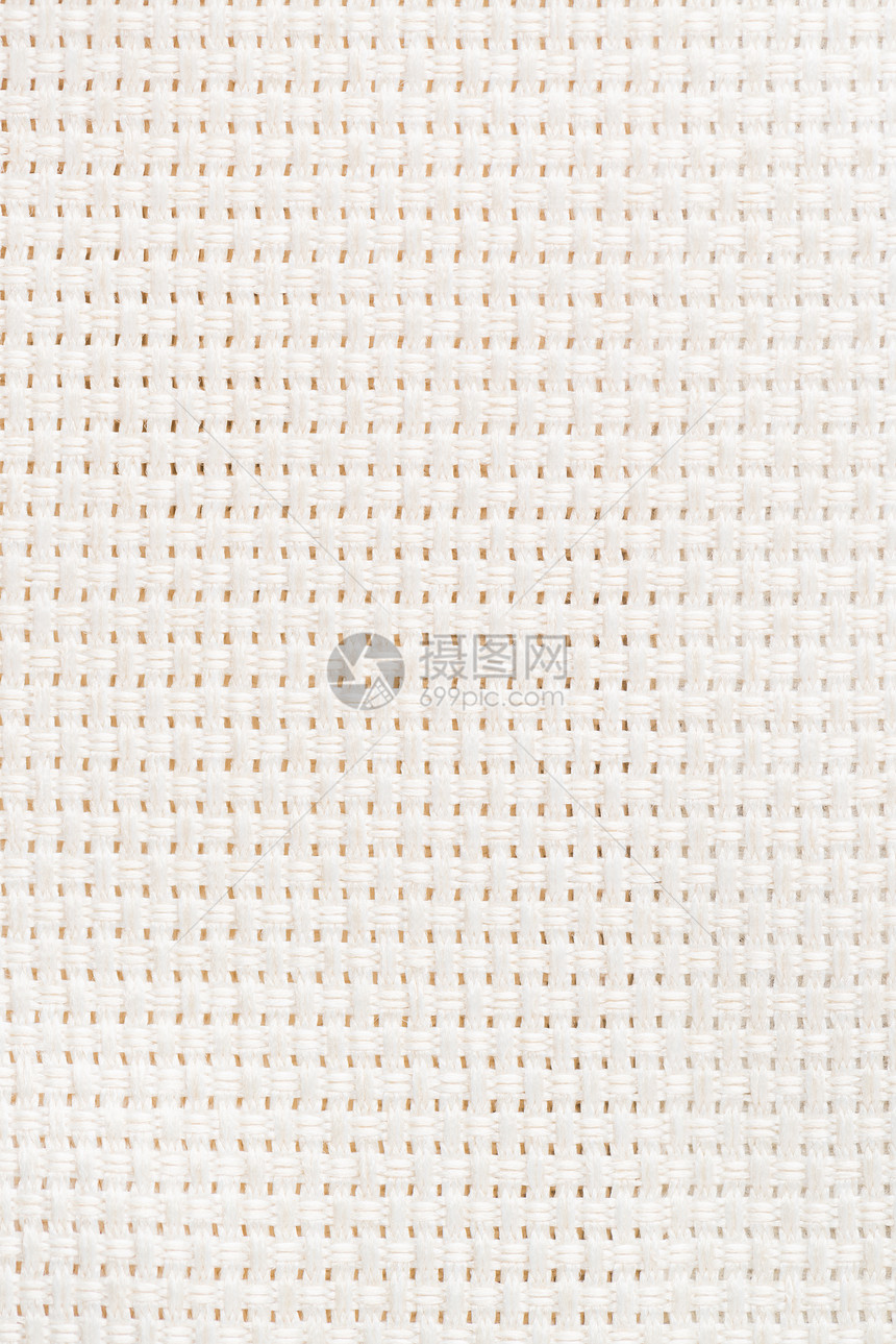 白色结构纹理床单麻布编织纤维状亚麻抹布黄麻宏观织物帆布图片