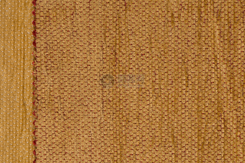黄黄织物黄色麻布纹理纤维纺织品帆布材料亚麻编织图片