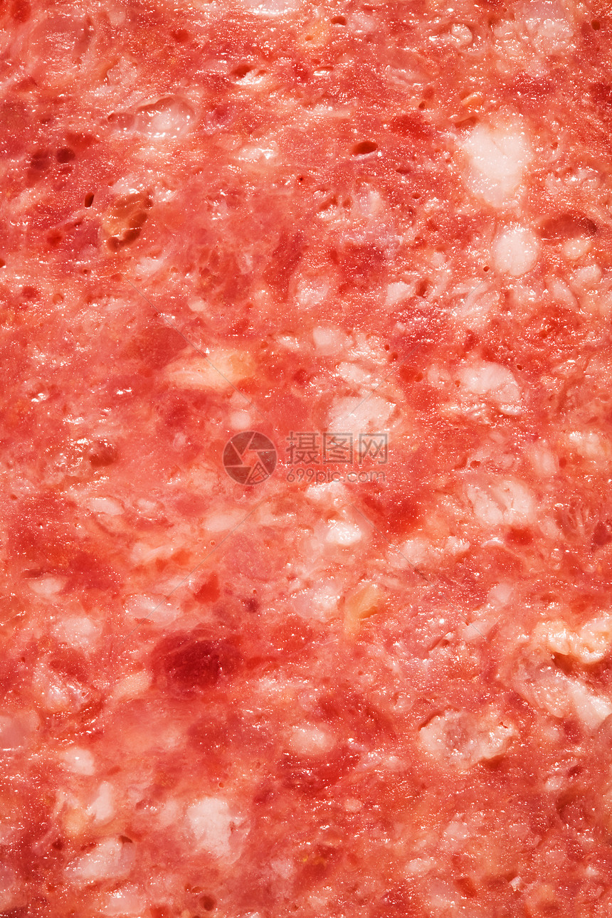 烟熏香肠美食熏制小吃食物猪肉红色宏观白色图片
