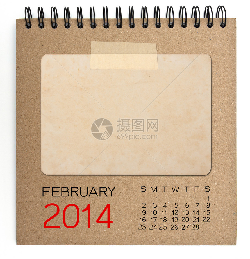 2014 日历棕色笔记本 有旧空白照片数字笔记墙纸日程时间摄影电影笔记纸日记图片