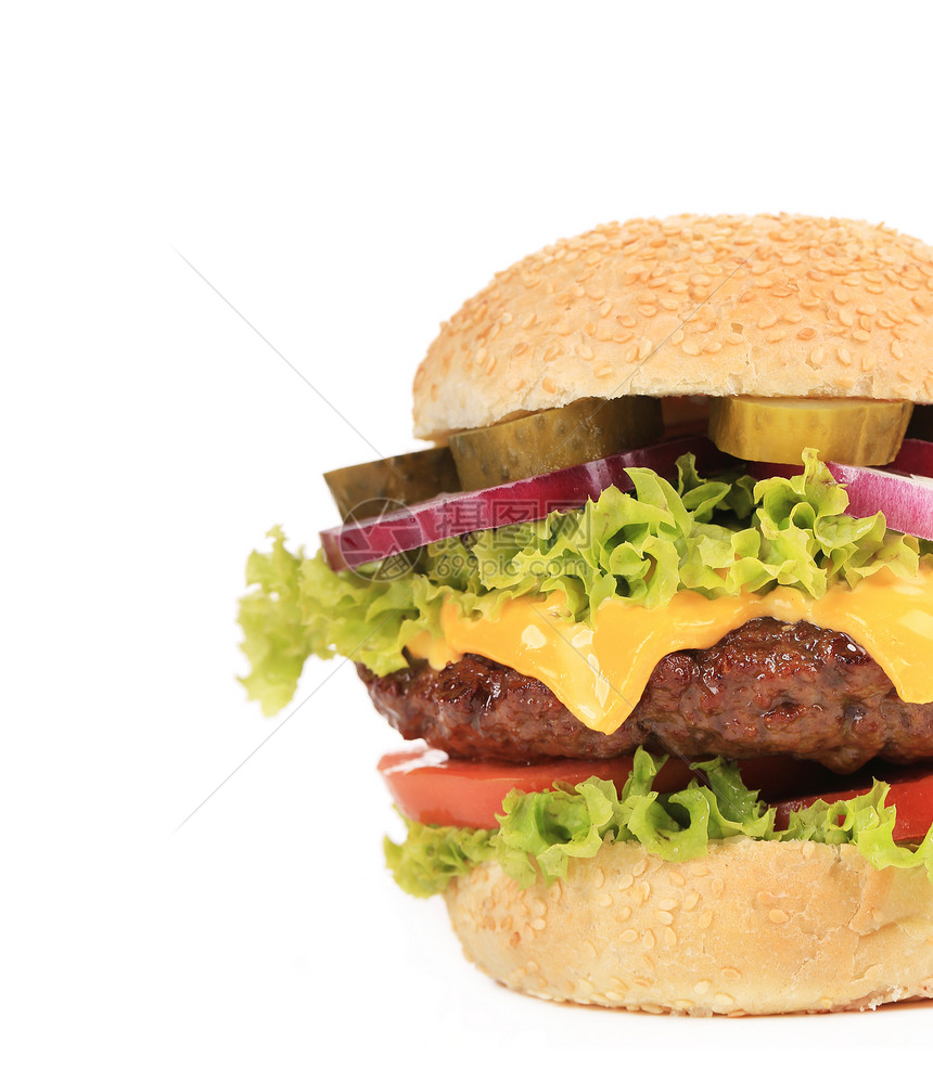 大美味汉堡包小吃美食营养饮食宏观食物面包包子沙拉图片