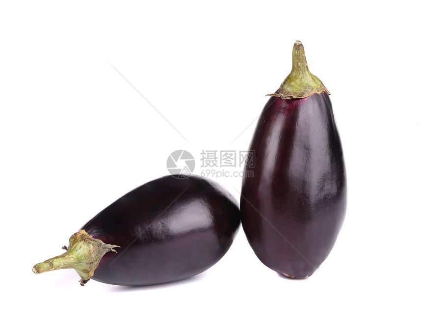 提取茄子蔬菜黑色水果工作室紫色食物白色图片