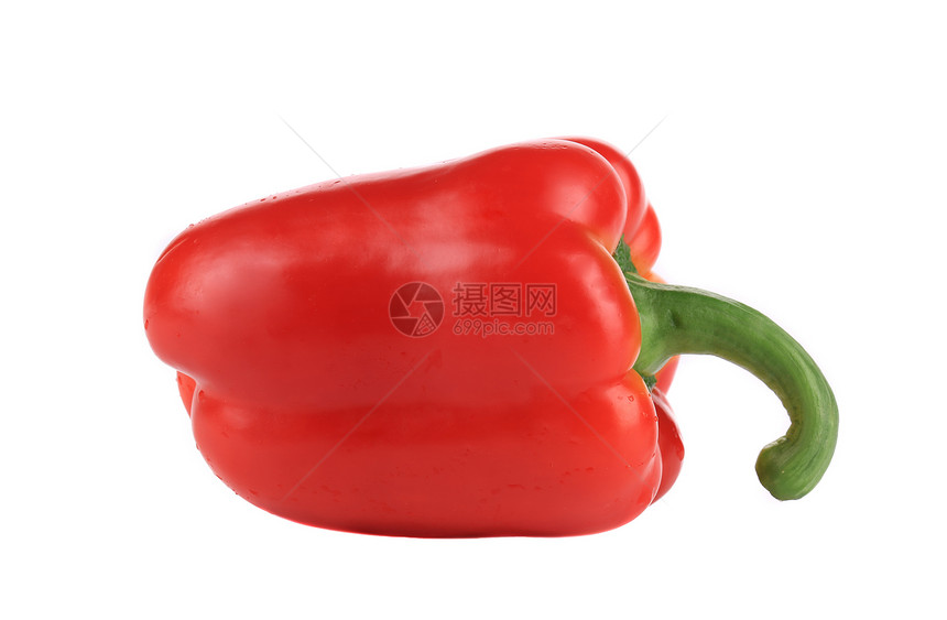 新鲜的红铃辣椒阴影红色食物蔬菜植物素食主义者胡椒绿色白色图片