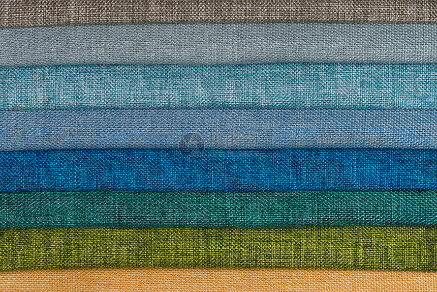 制造样品样本亚麻红色蓝色质量材料纤维面料纺织品黄色织物图片