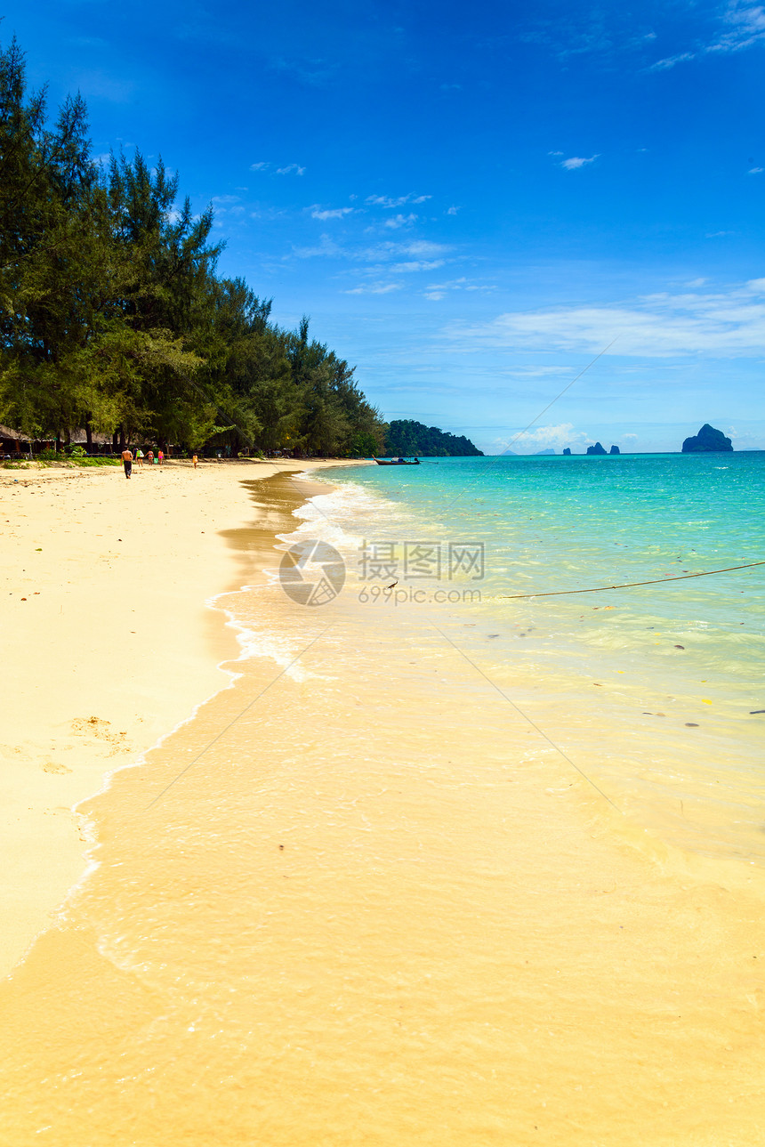 克拉丹岛 泰国安达曼海的一个岛屿太阳海洋旅游风景闲暇水域天堂旅行热带海浪图片