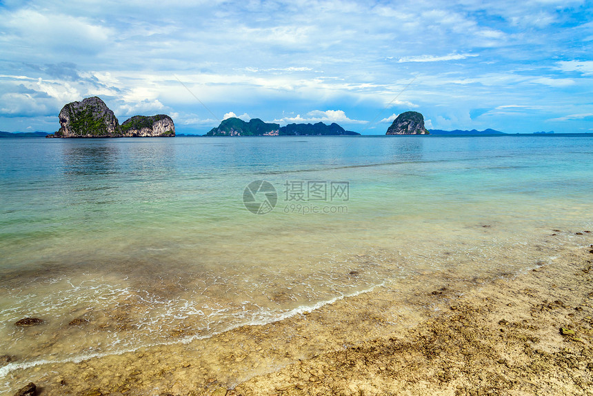 泰国龙江省斯托尼岛旅游季节海景海岸旅行海浪天空场景海洋蓝色图片