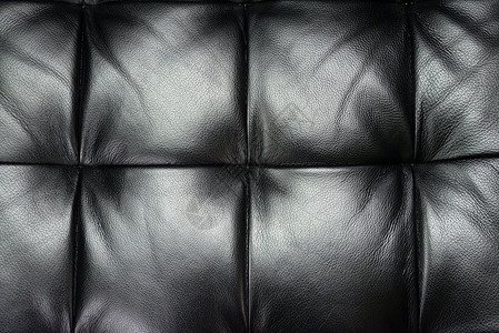 沙发贴合镜头的深色皮革纹理背景图片