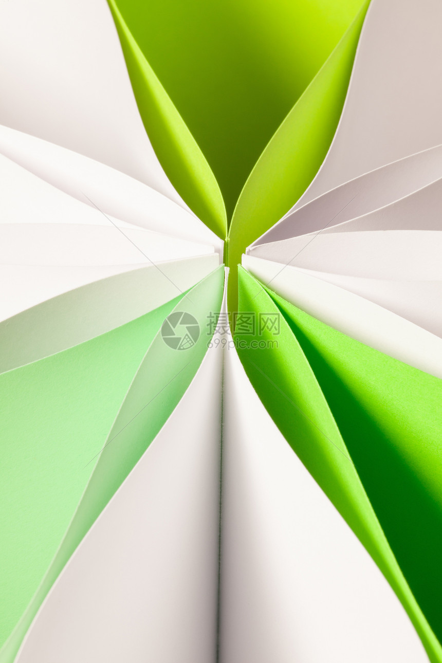 纸页摘要色彩丰富背景的背景材料边界概念性阴影创造力床单纤维文档绿色曲线空白图片