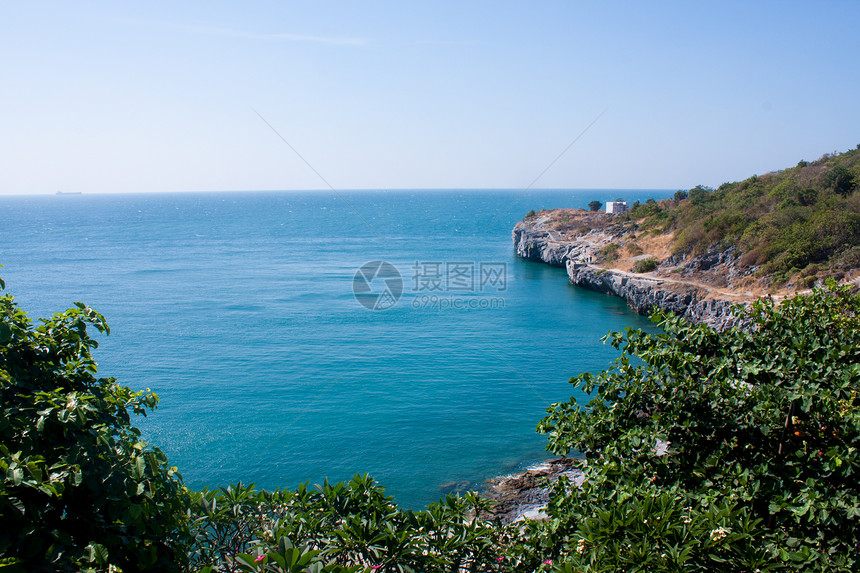 高四长岩石冲浪蓝色天堂娱乐假期海景海浪悬崖天空图片