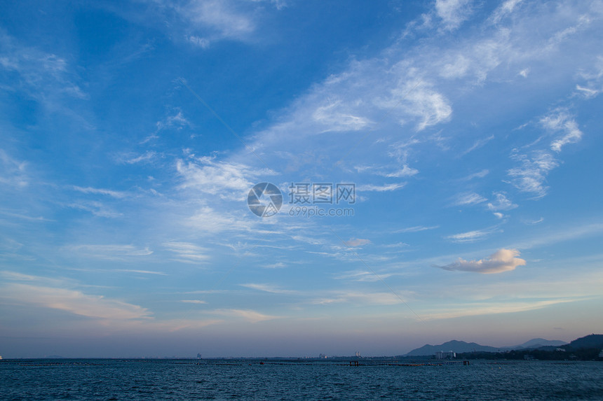 天气不错的海荒野石头场景蓝色岩石公园海岸旅游海洋森林图片