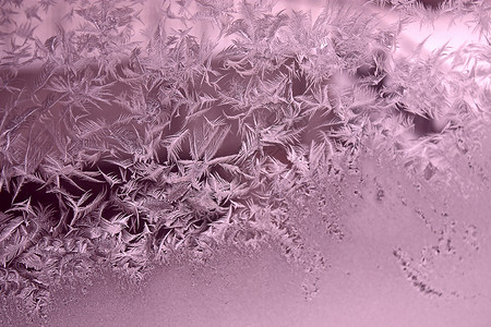 窗口上的霜冻玻璃背景图片