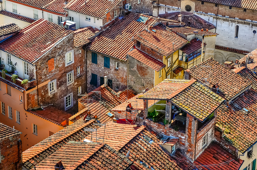 意大利传统城市屋顶的详情 6图片